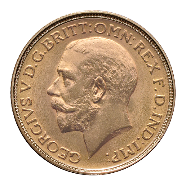 Half Gold Sovereign King George V (1911-1932)