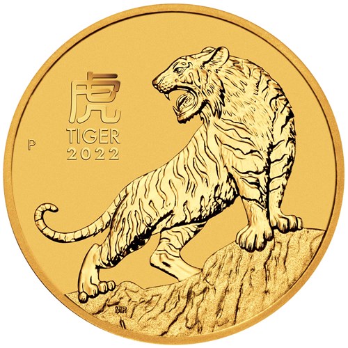 1oz Gold Perth Mint Year Of The Tiger (2022)