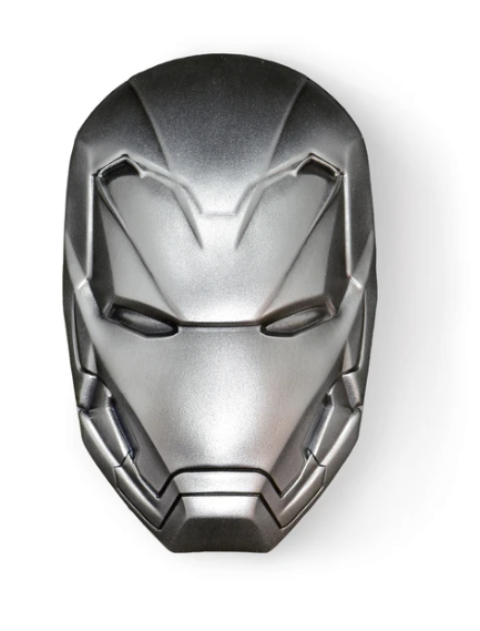 2oz Silver Marvel Series Iron Man Mask (Box Set)