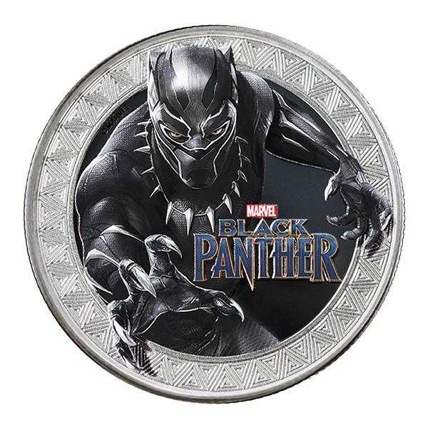 1oz Silver Marvel Series Black Panther (Box Set)