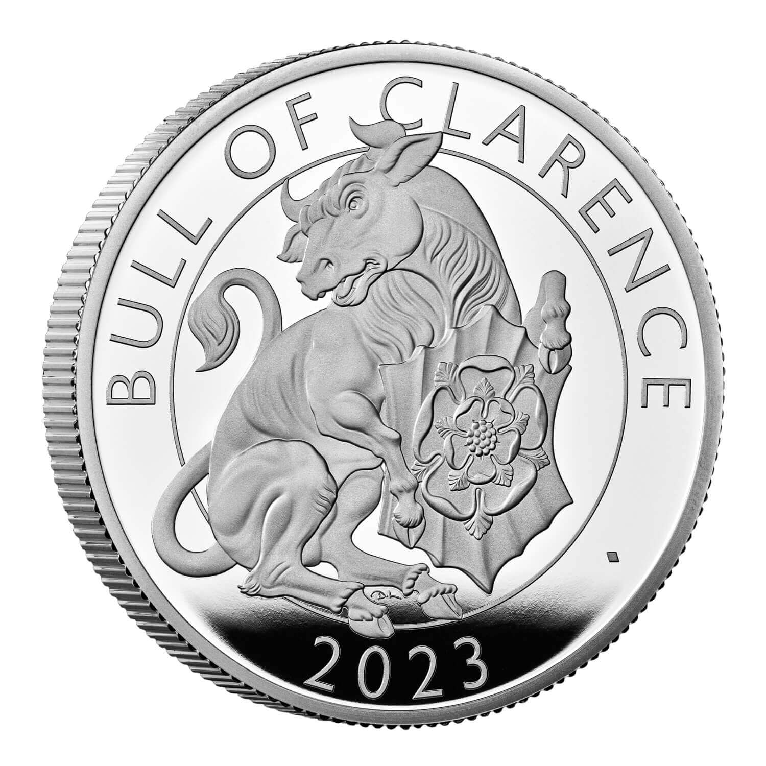 2oz Silver Tudor Beast The Bull of Clarence Coin  (2023)