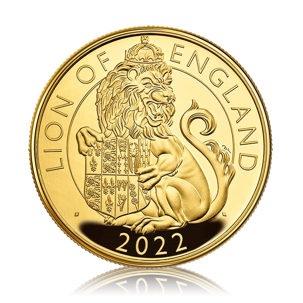 1oz Gold Tudor Beast The Lion of England (2022)