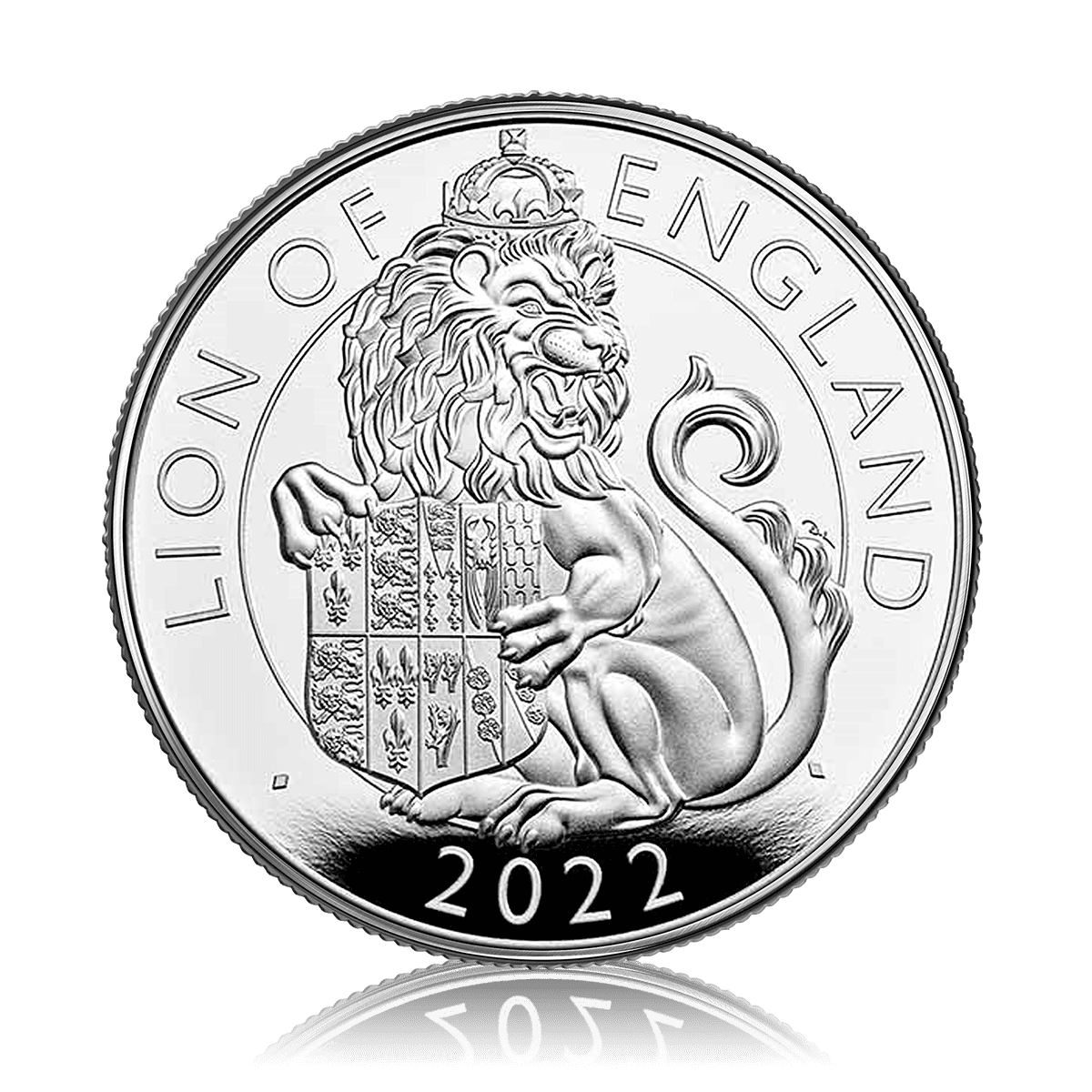 2oz Silver Tudor Beast The Lion of England (2022)