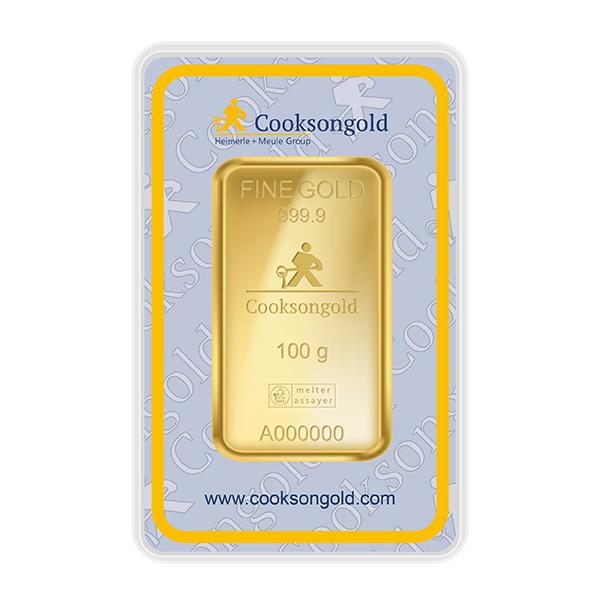 100g Heimerle + Meule Investment Gold Bar