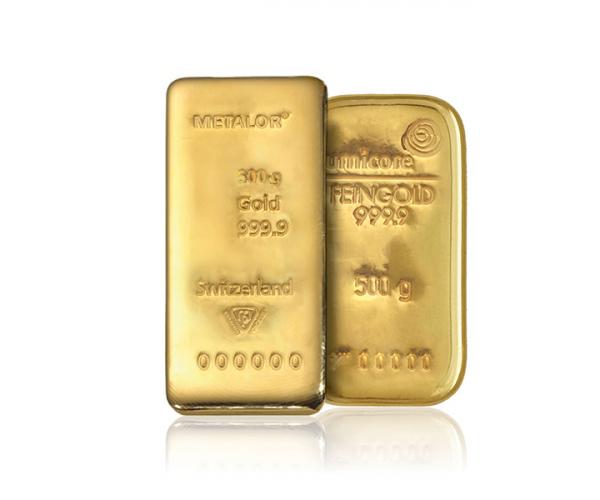 500g Gold Investment Bar Mixed Brands (Best Value)