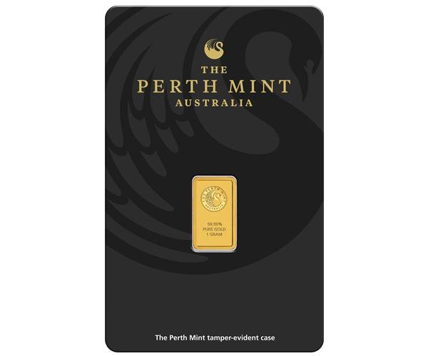 1g Gold Perth Mint Investment Bar (999.9)