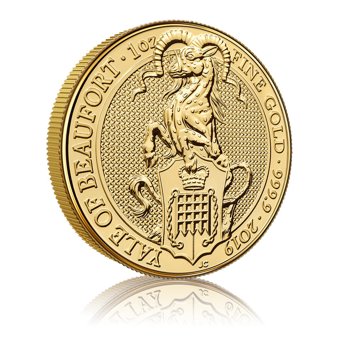 1 Oz Queen's Beast Yale Of Beaufort Gold Coin