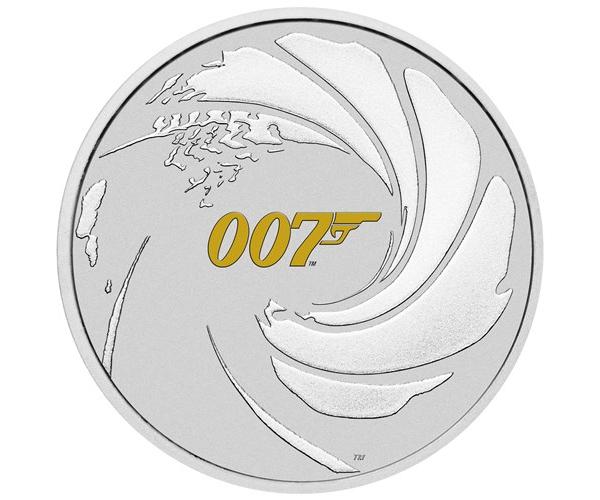 1oz Silver James Bond 007 Coin In Card (2021)