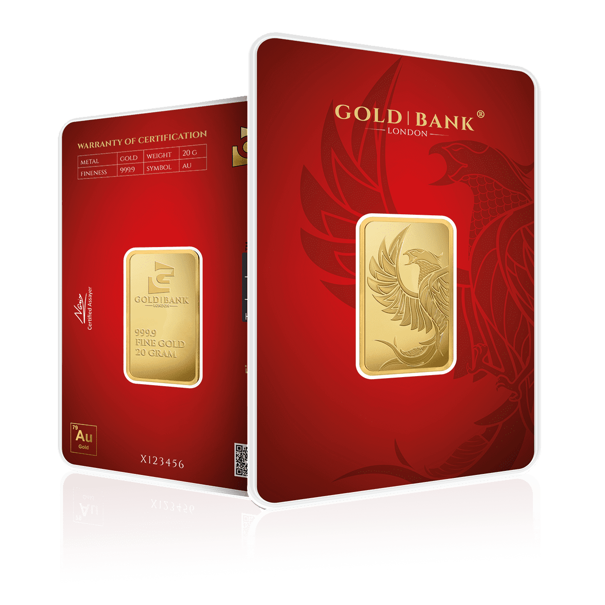 20g Gold Bank Phoenix Edition 2.0 Gold Bar (999.9)