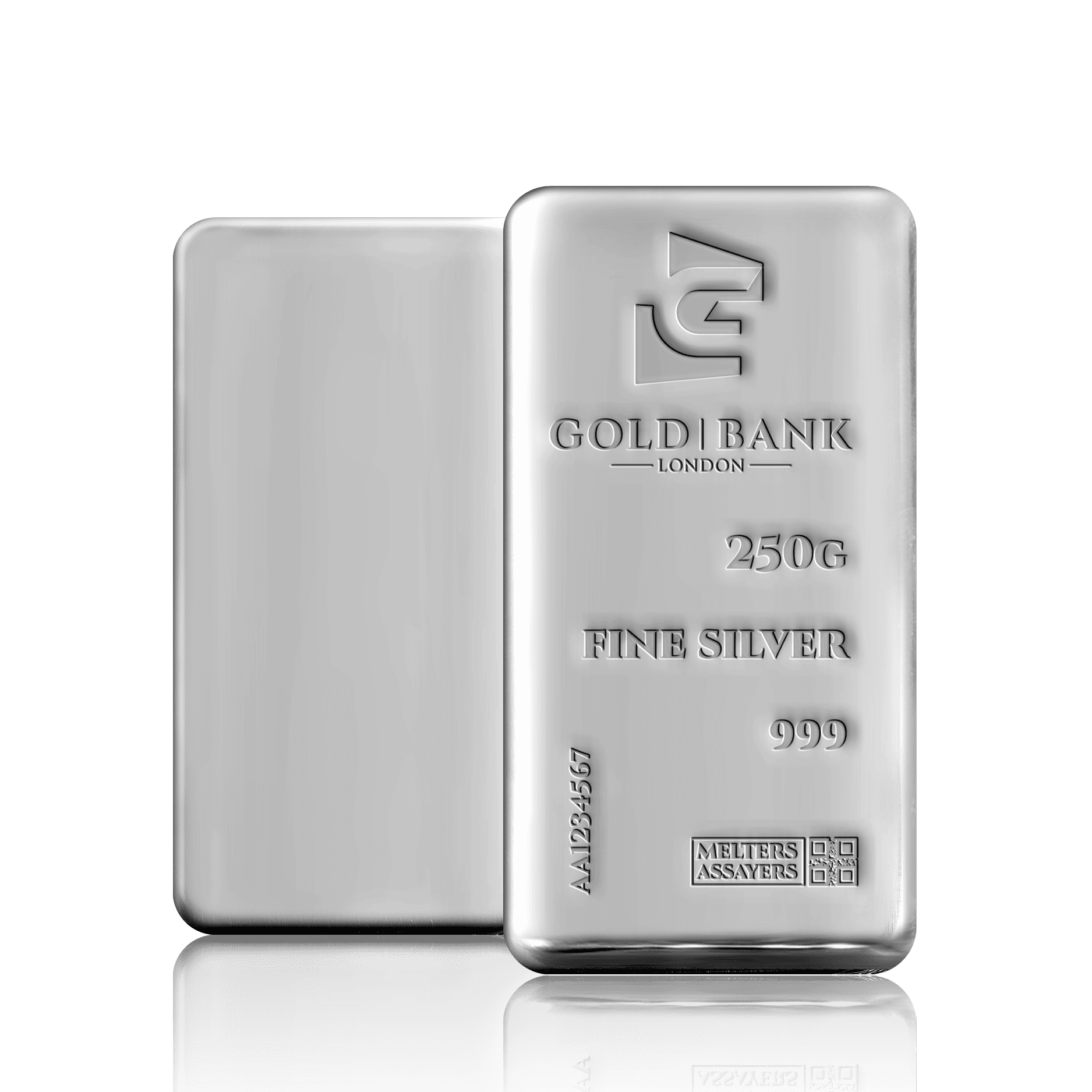 250g Gold Bank Investment Silver Bar (999)