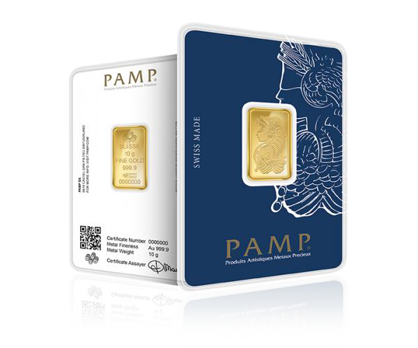 10g PAMP Investment Gold Bar