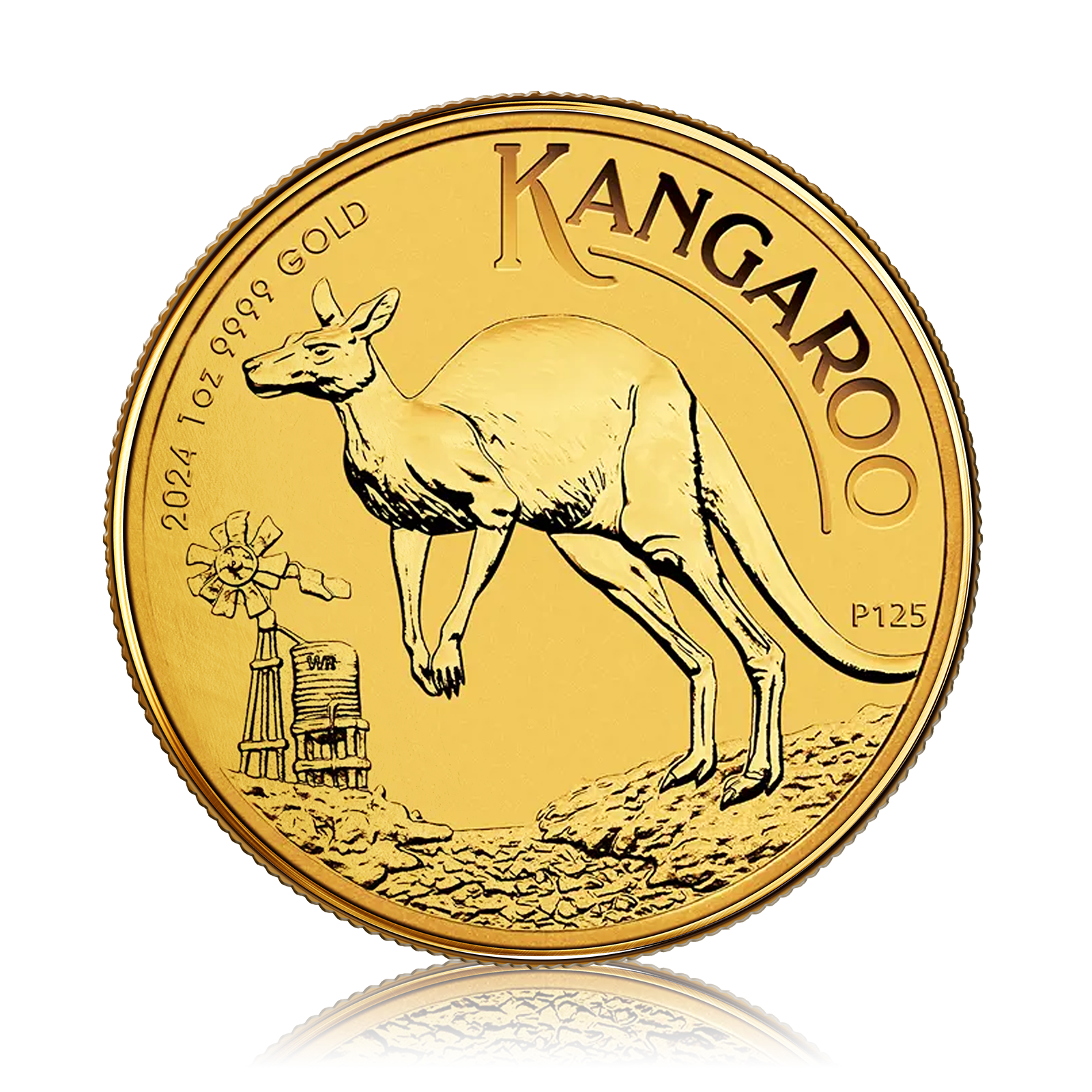 1oz Gold Perth Mint Australian Kangaroo (2024)