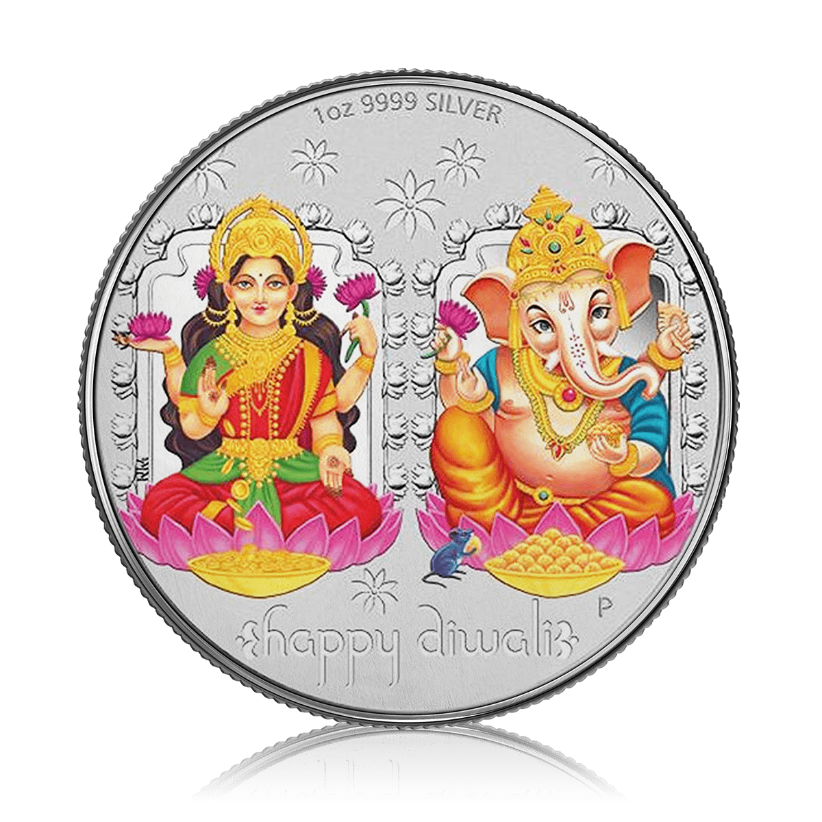 1oz Silver Diwali Edition Lakshmi and Ganesh (Box Set)