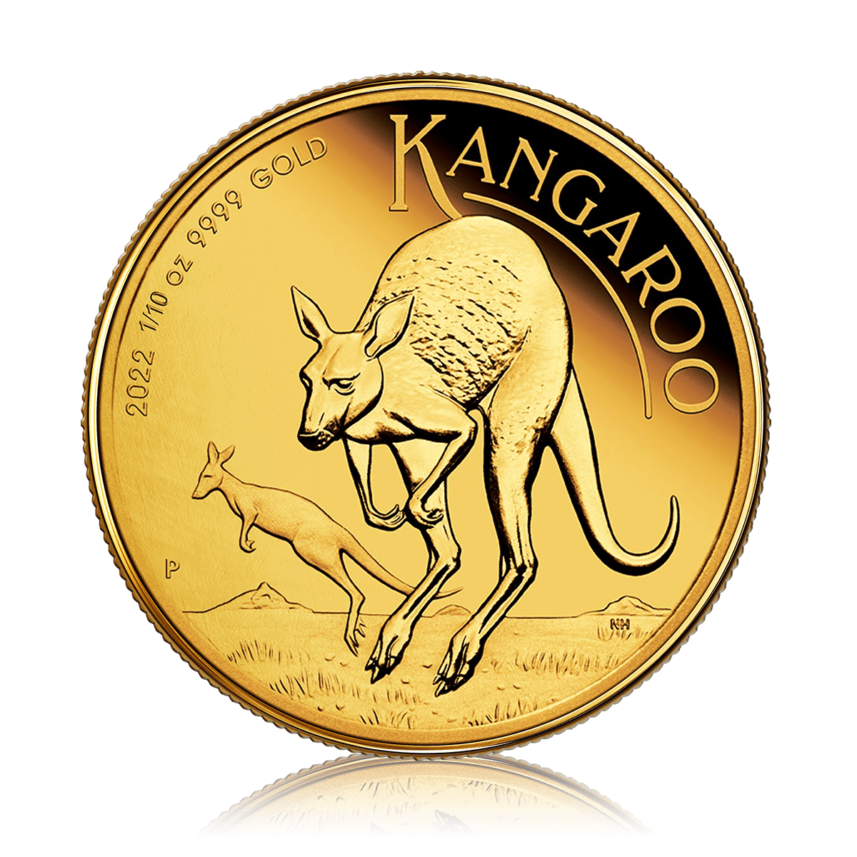 1/10th Ounce Gold Australian Kangaroo