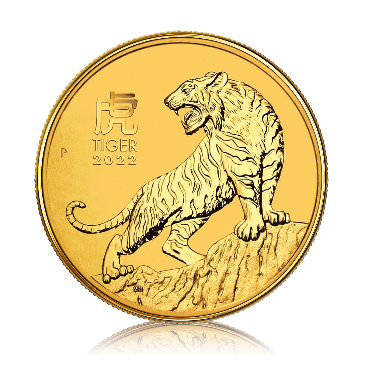 2oz Gold Perth Mint Lunar Series Year Of The Tiger (2022)