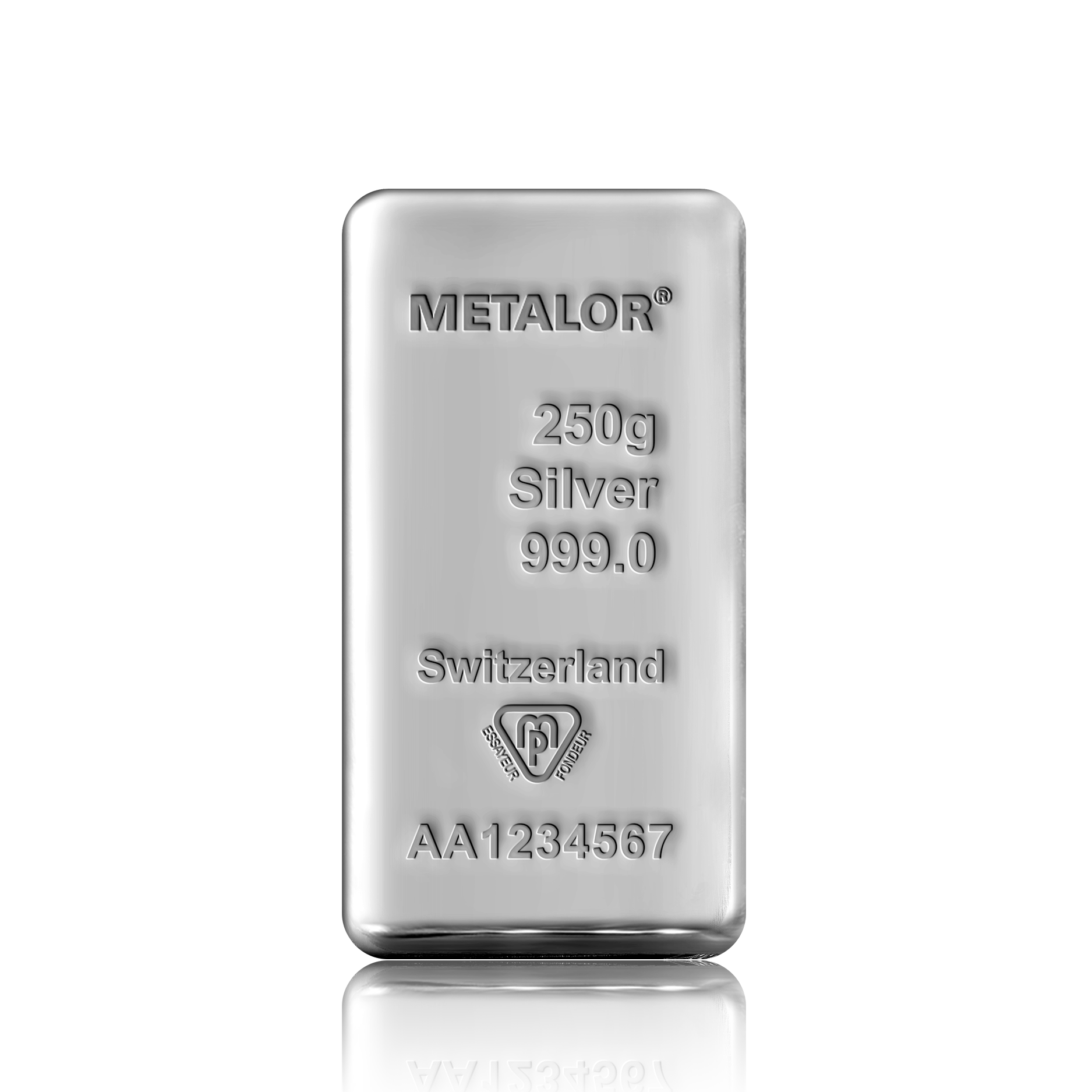 250g Metalor Investment Silver Bar (999)