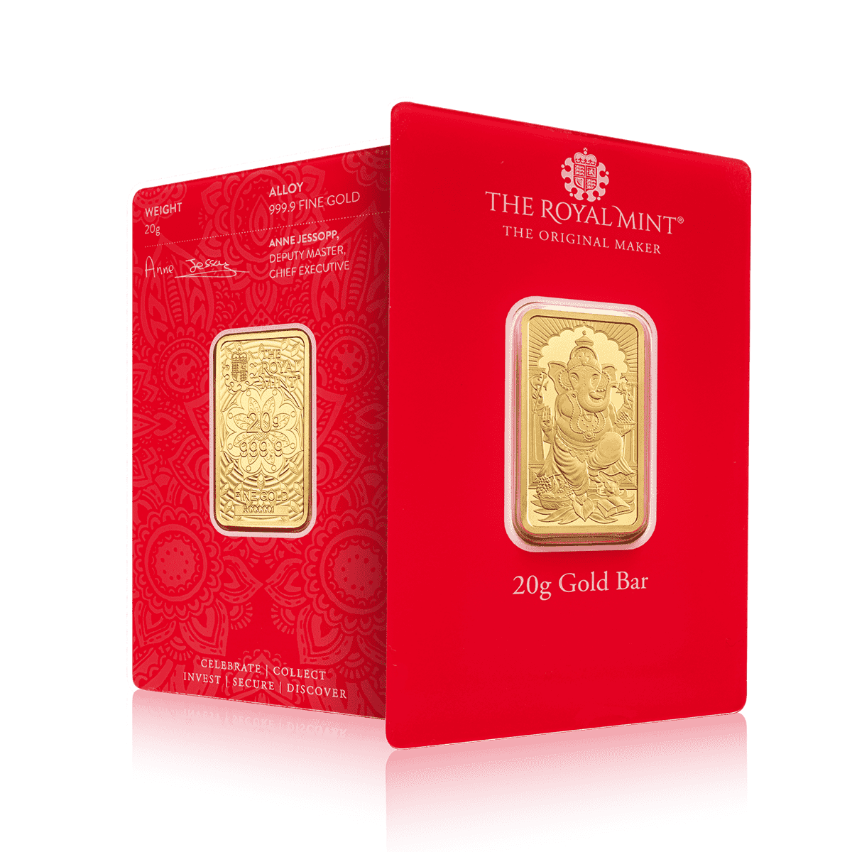 20g Royal Mint Ganesha Gold Bar