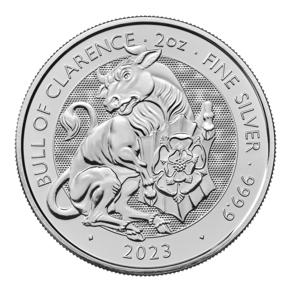 2oz Silver Tudor Beast The Bull of Clarence (2023)