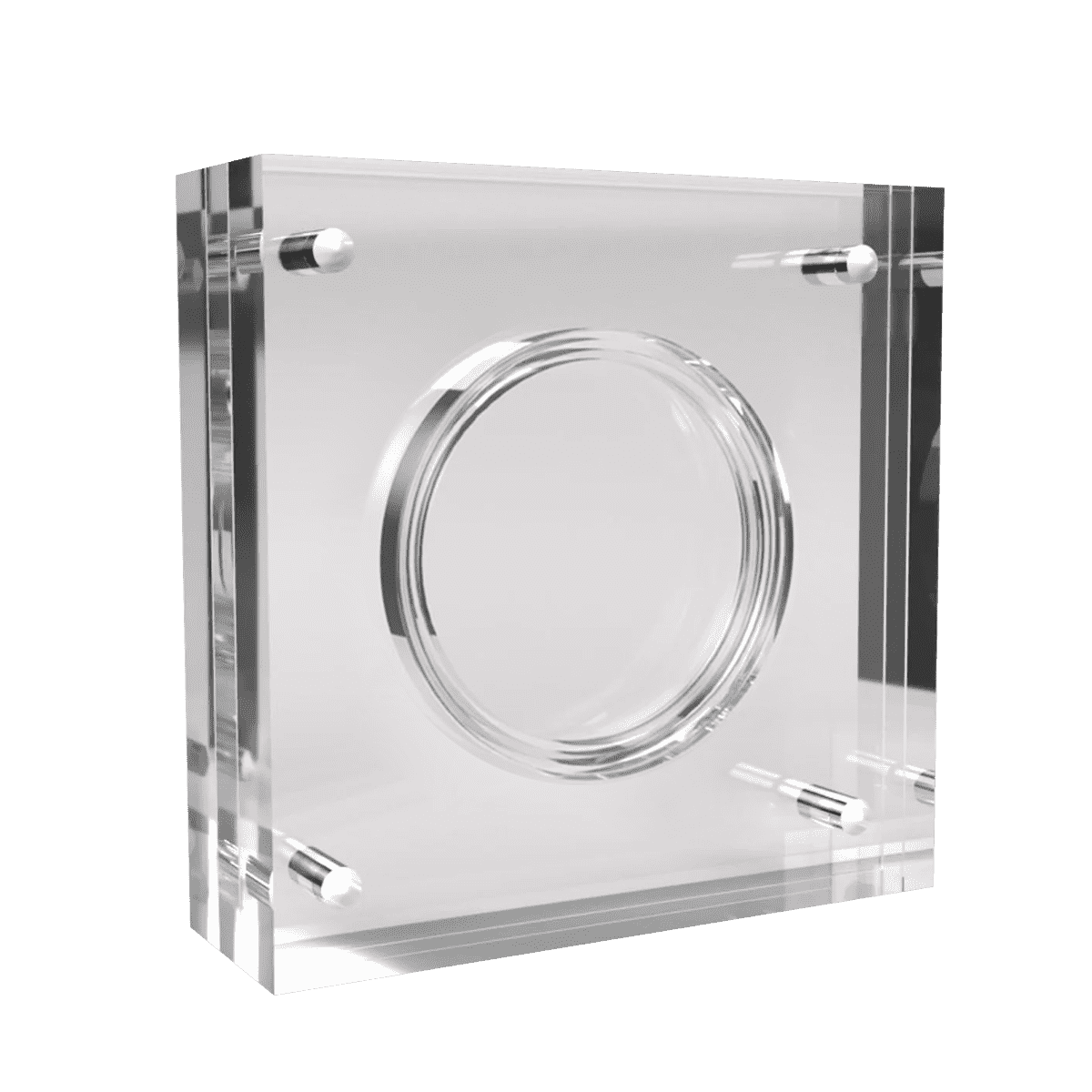 Magnetic Glass Coin Frame For (1oz Silver)