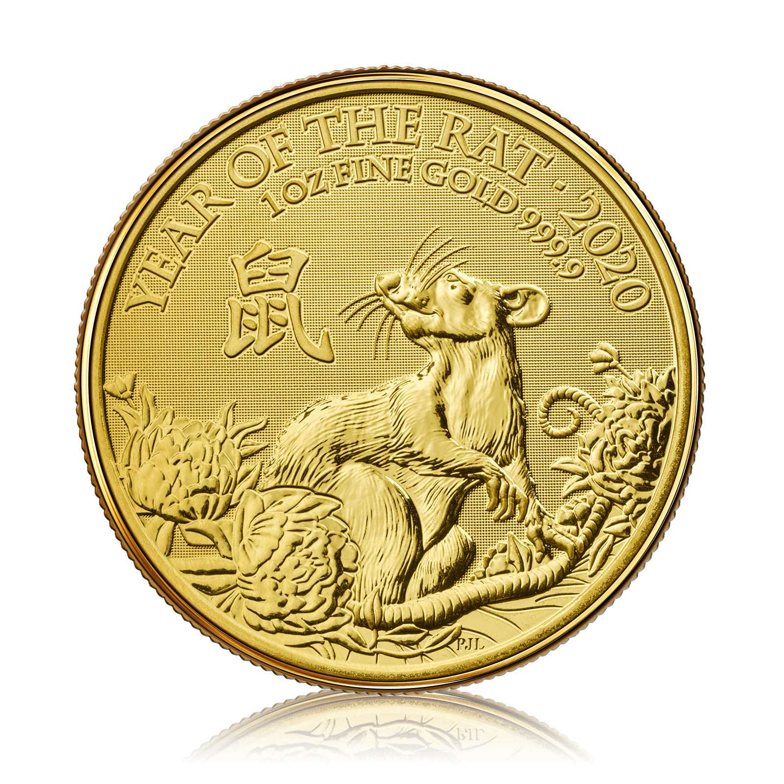 1 Oz Gold Coin Year of the Rat (2020)