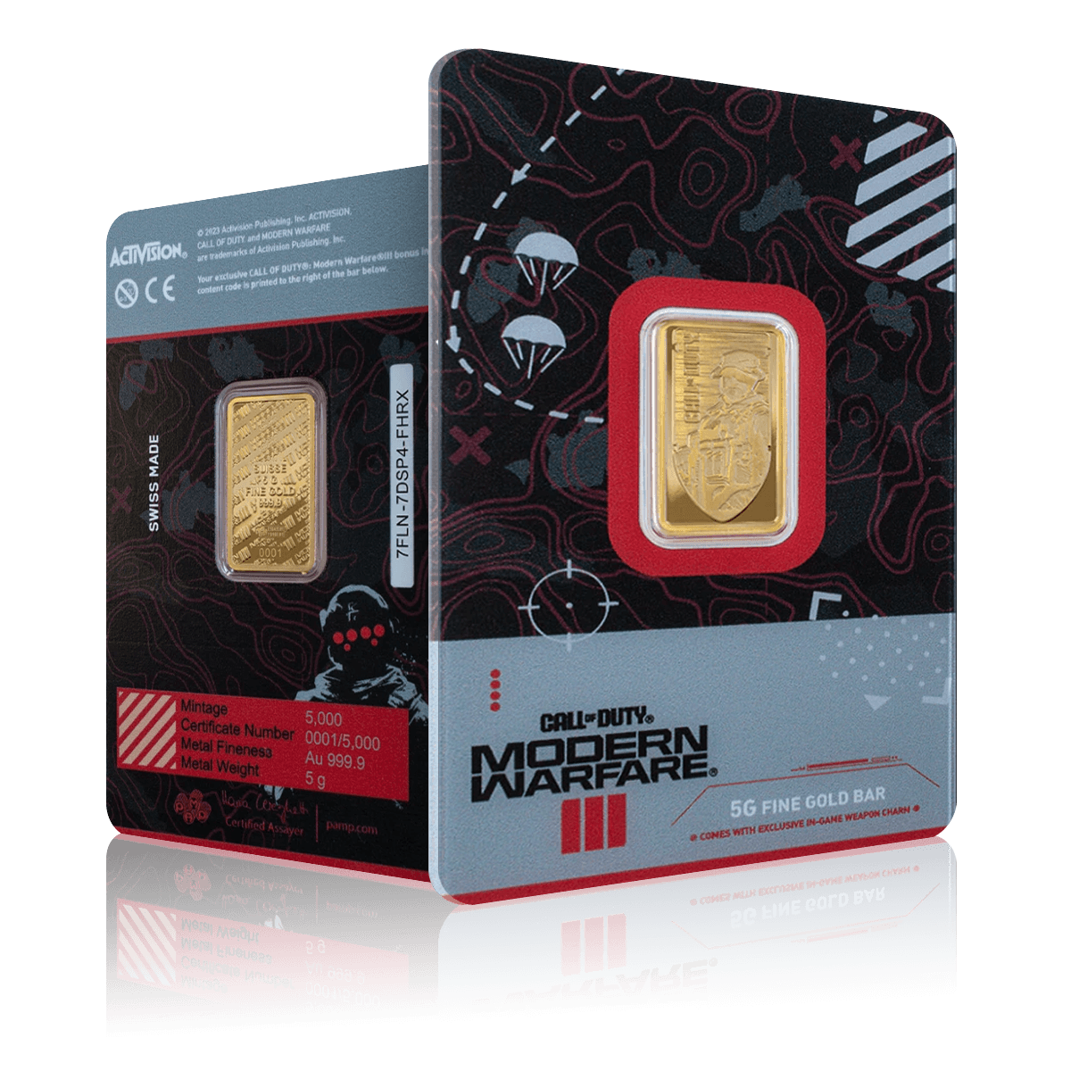 5g PAMP Call of Duty Modern Warfare Gold Bar