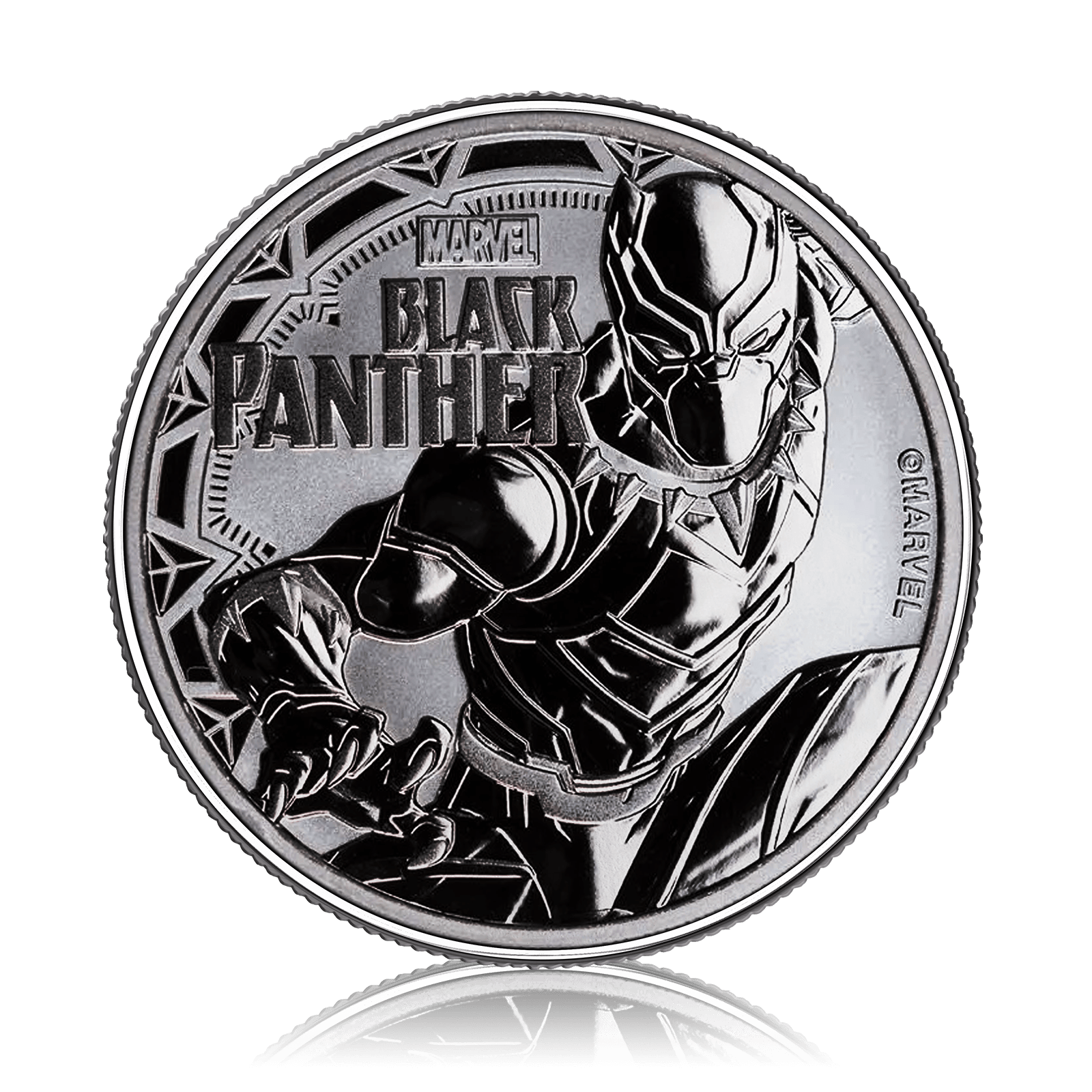 1oz Silver Marvel Series Black Panther (2018)