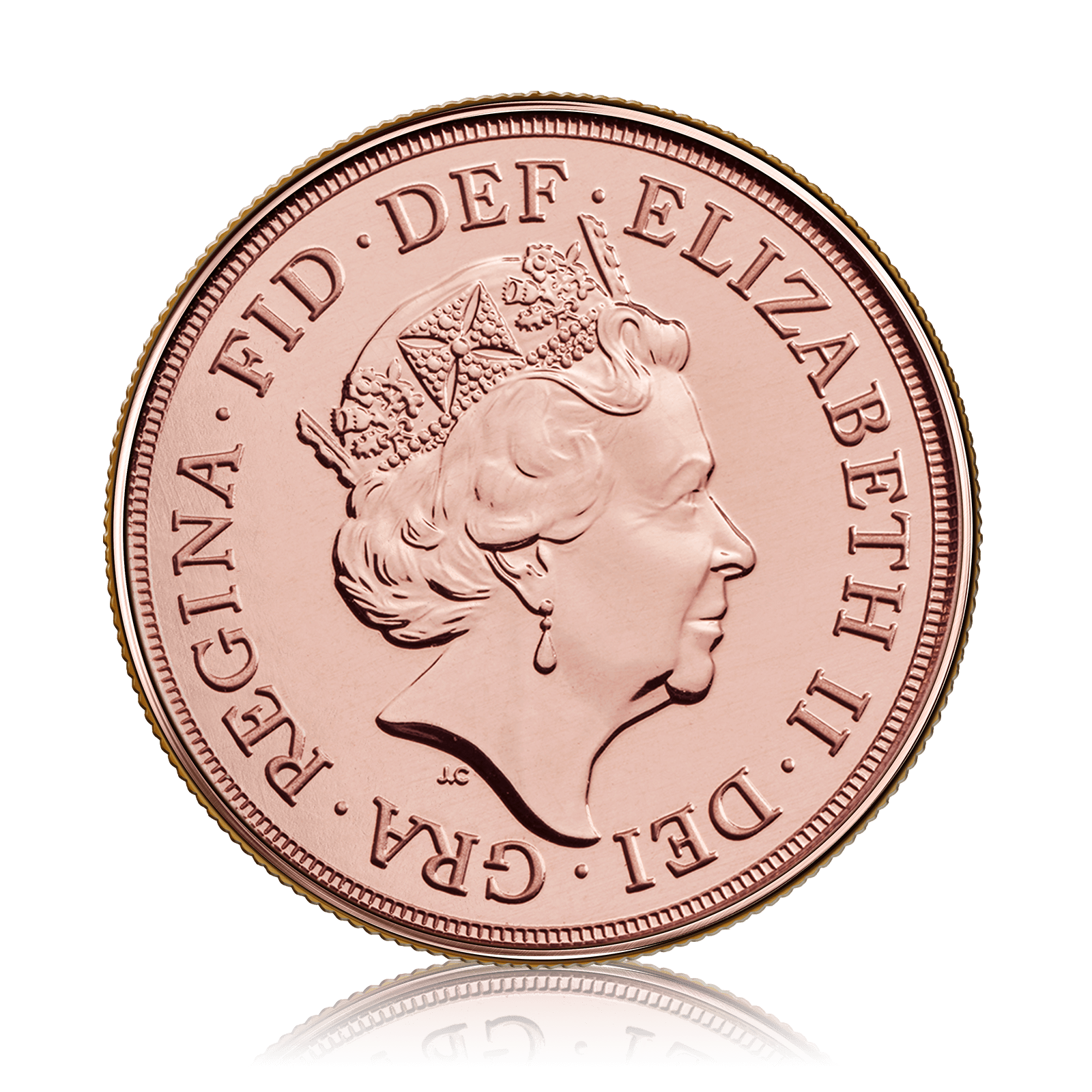 Half Gold Sovereign Queen Elizabeth Fifth Head (2016-2022)