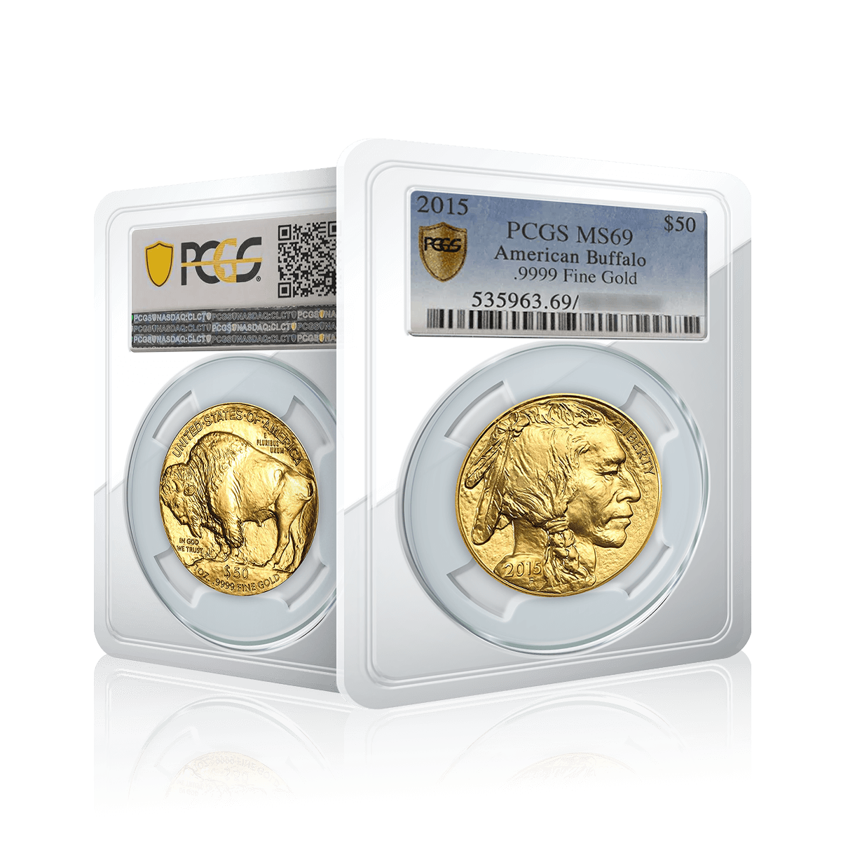 1oz Gold American Buffalo 2015 PCGS Graded (MS70)