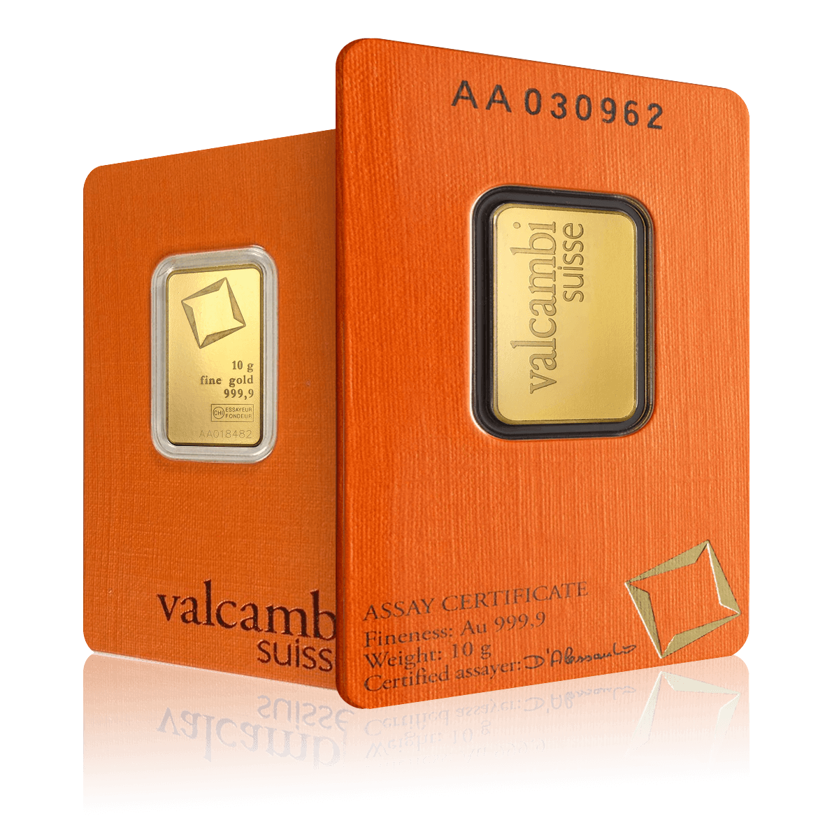 10g Valcambi Investment Gold Bar (999.9)