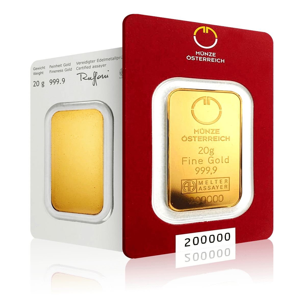 20g Münze Österreich Investment Gold Bar