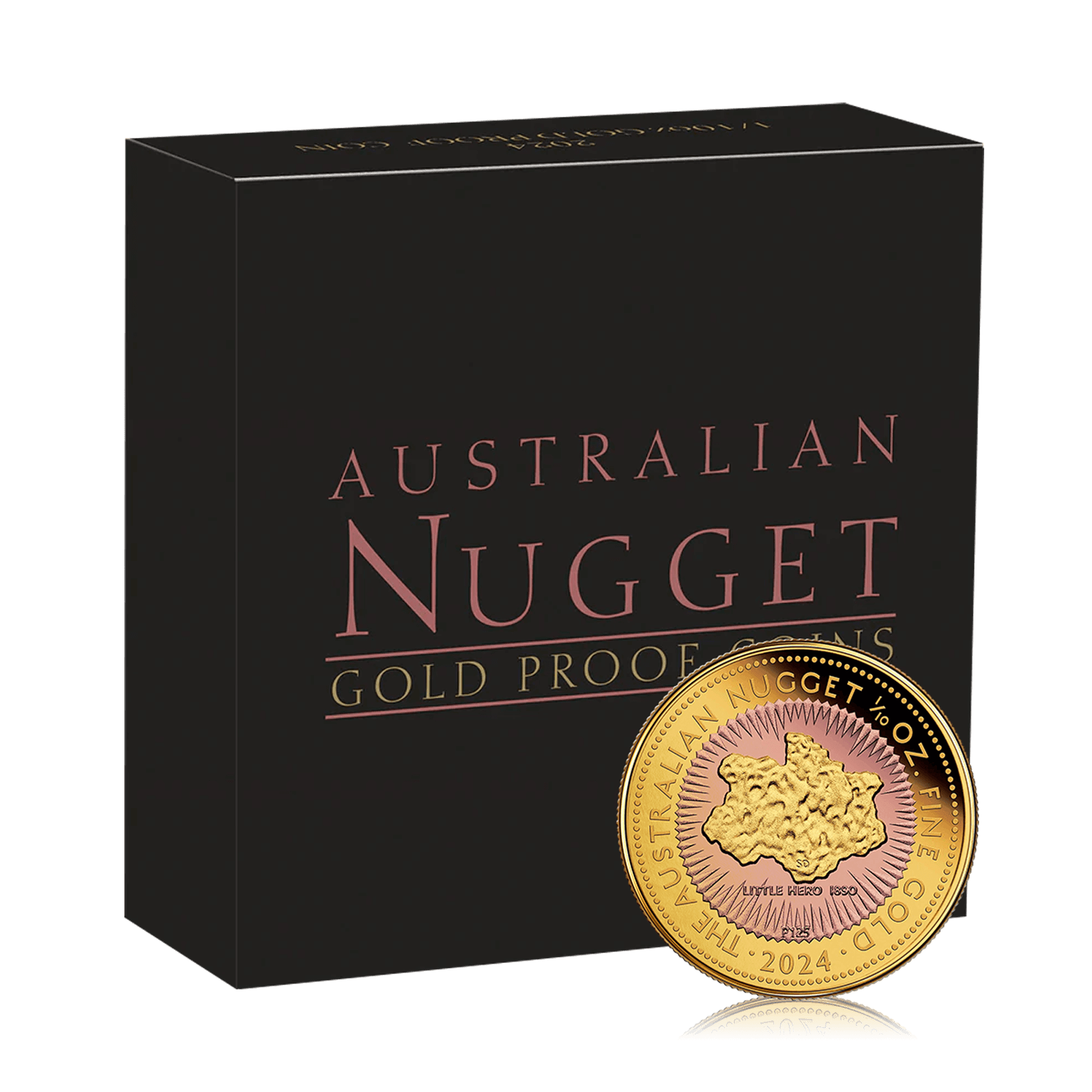 1/10th Oz Australian Nugget Gold Proof Box Set (2024)