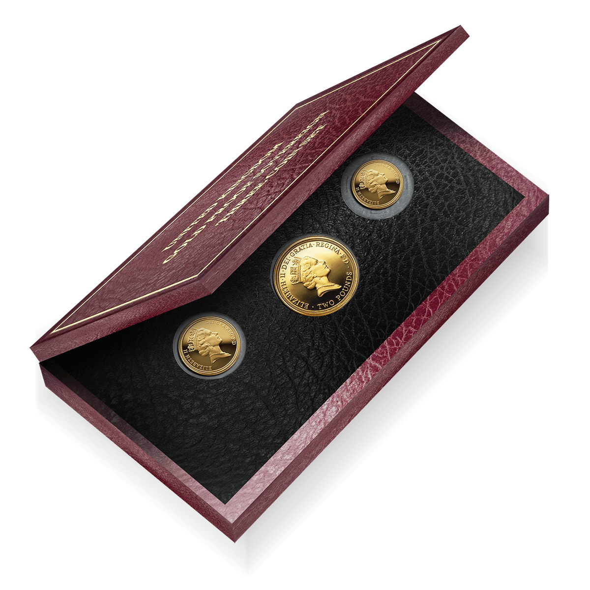 The 1995 United Kingdom Gold Proof Three-Coin Sovereign Set