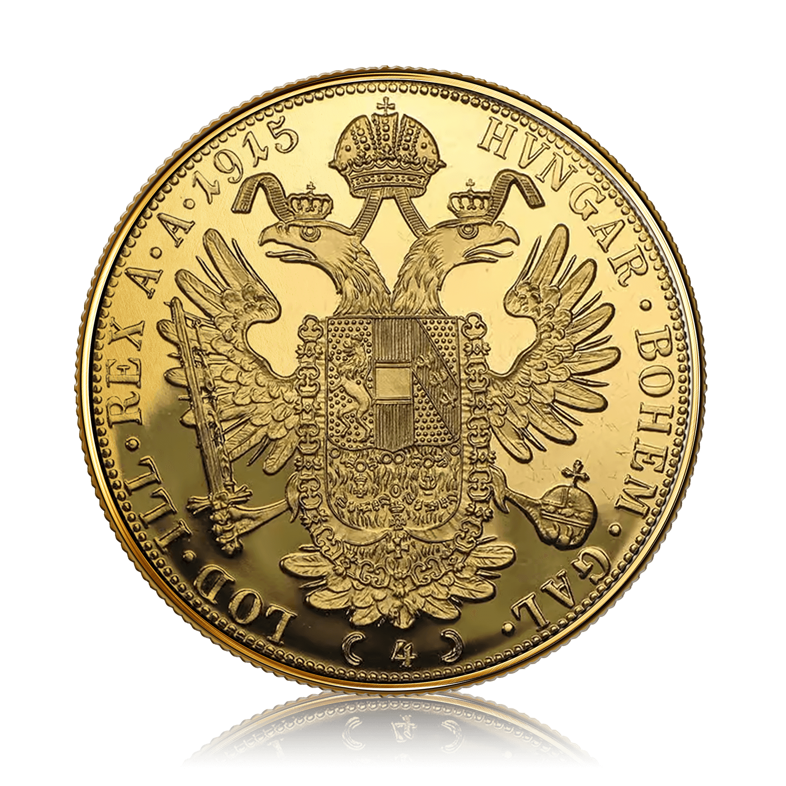 4 Ducat Austrian Investment Gold Coin (1915)