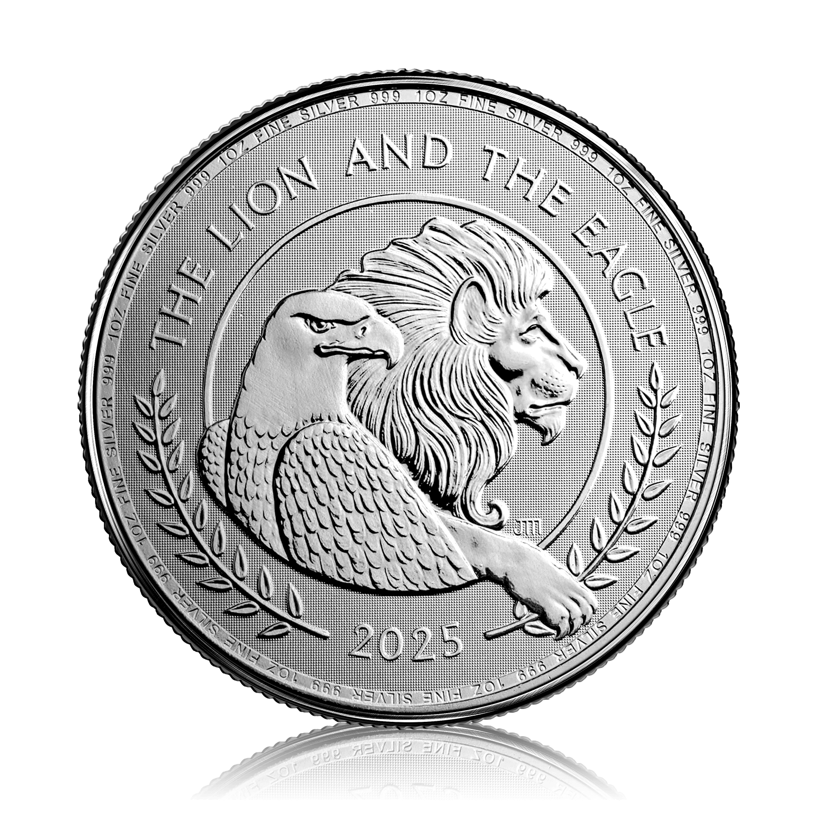 1oz Silver Royal Mint British Lion & US Eagle (2025)