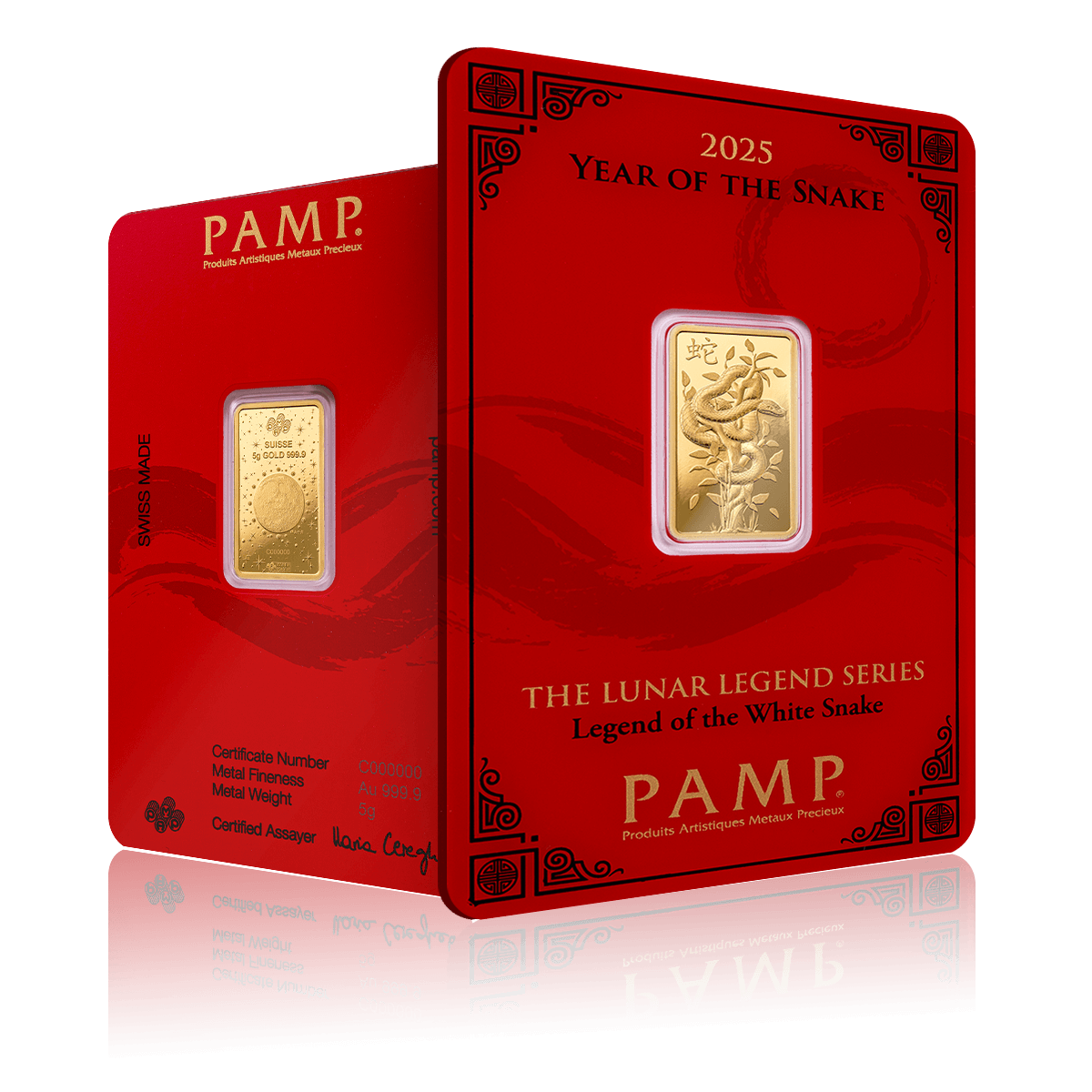 5g PAMP Gold Lunar Legands White Snake (2025)