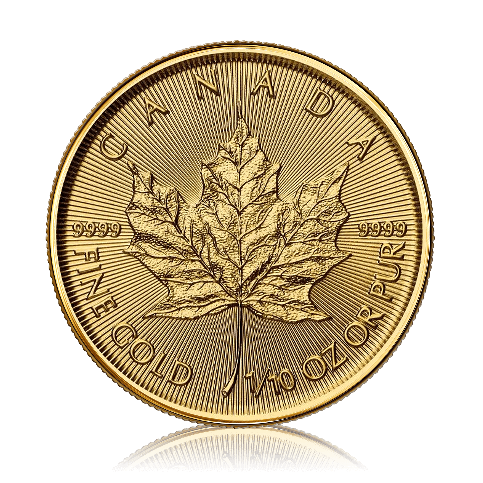1/10th Oz  Gold Canadian Maple Leaf (2025)