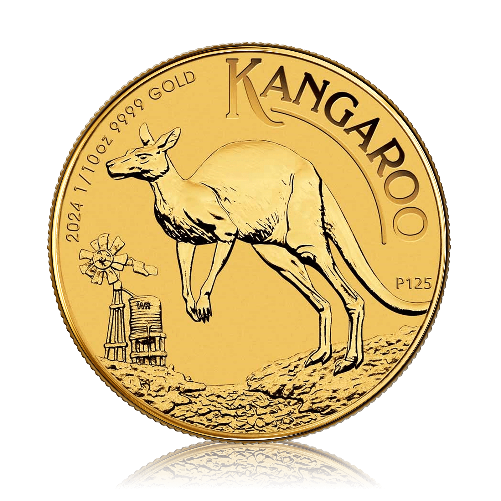 1/10th Ounce Gold Australian Kangaroo (2024)