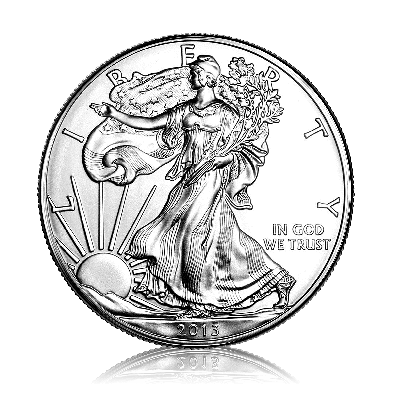 1oz Silver US Mint American Eagle (2013)