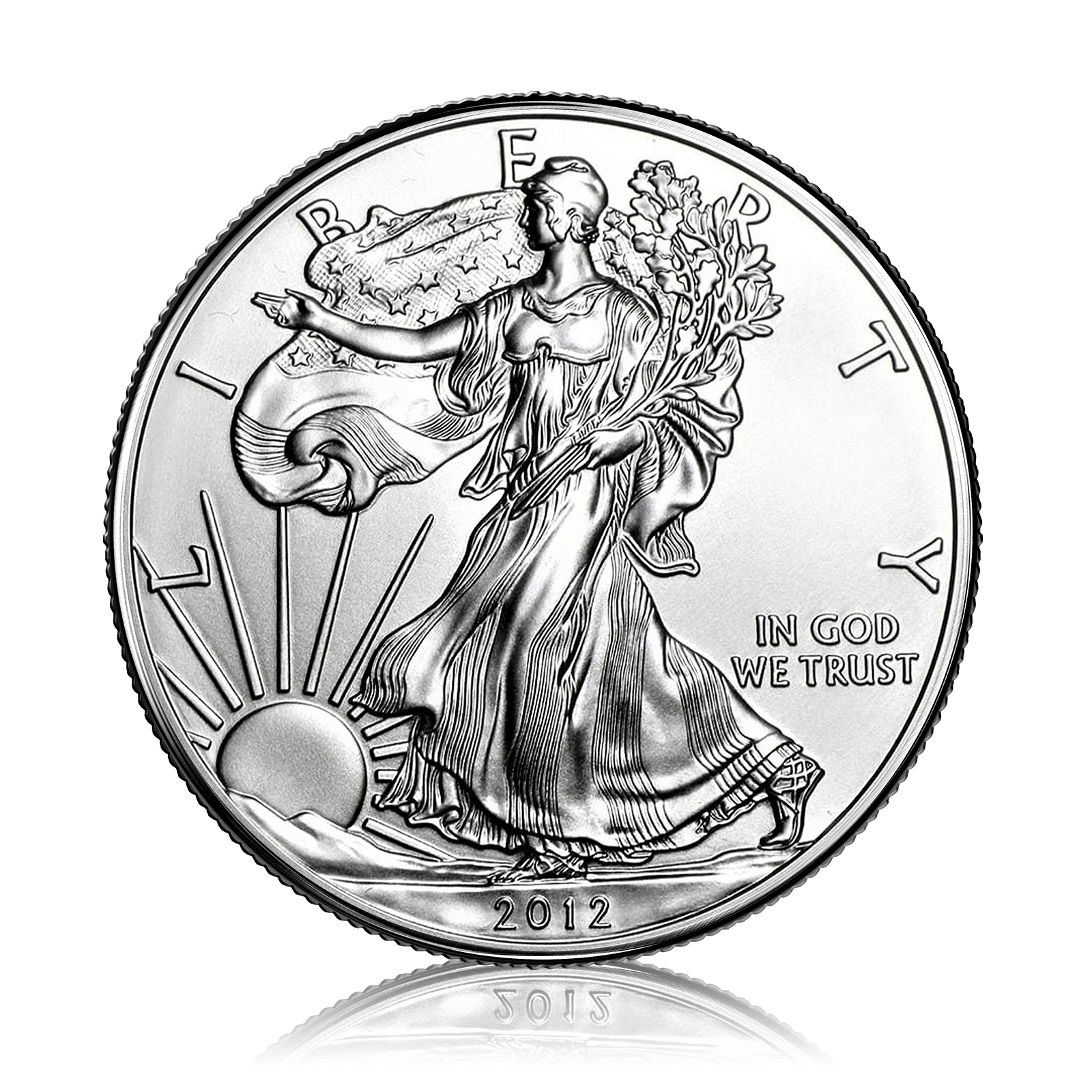 1oz Silver US Mint American Eagle (2012)