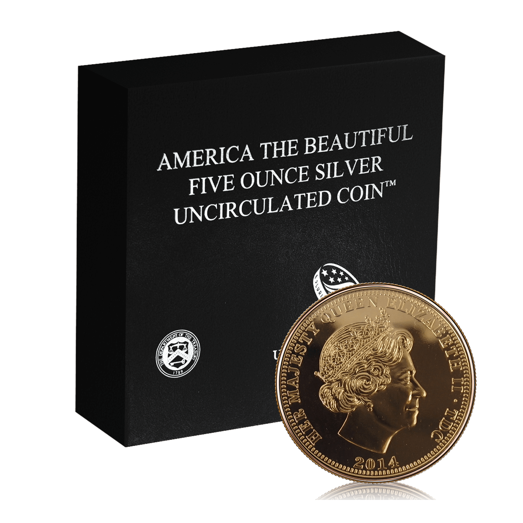 5oz Gold-Plated Silver Proof Queen Elizabeth II 88th Birthday (Box Set)