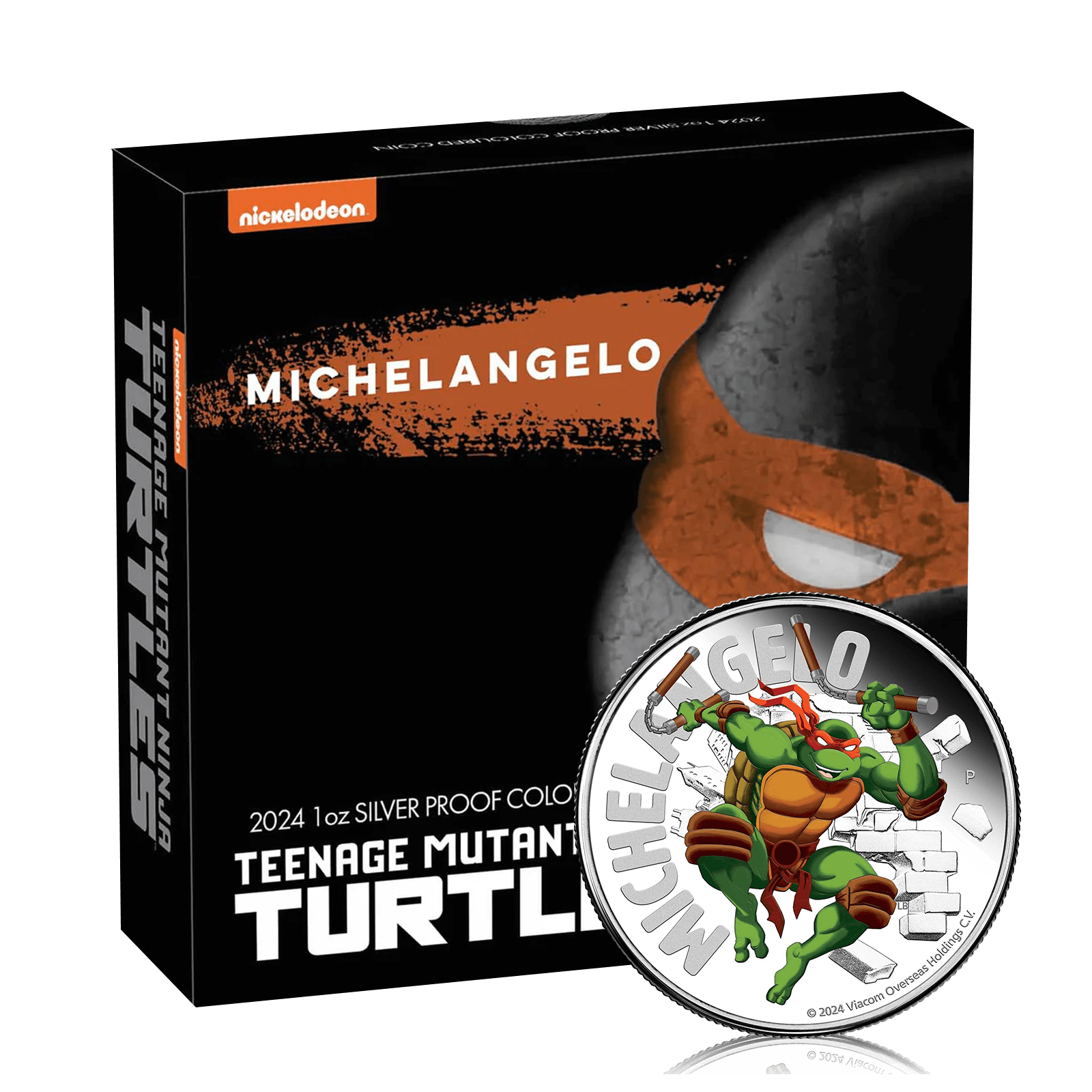 1oz Silver Teenage Mutant Ninja Turtles Michelangelo (2024)