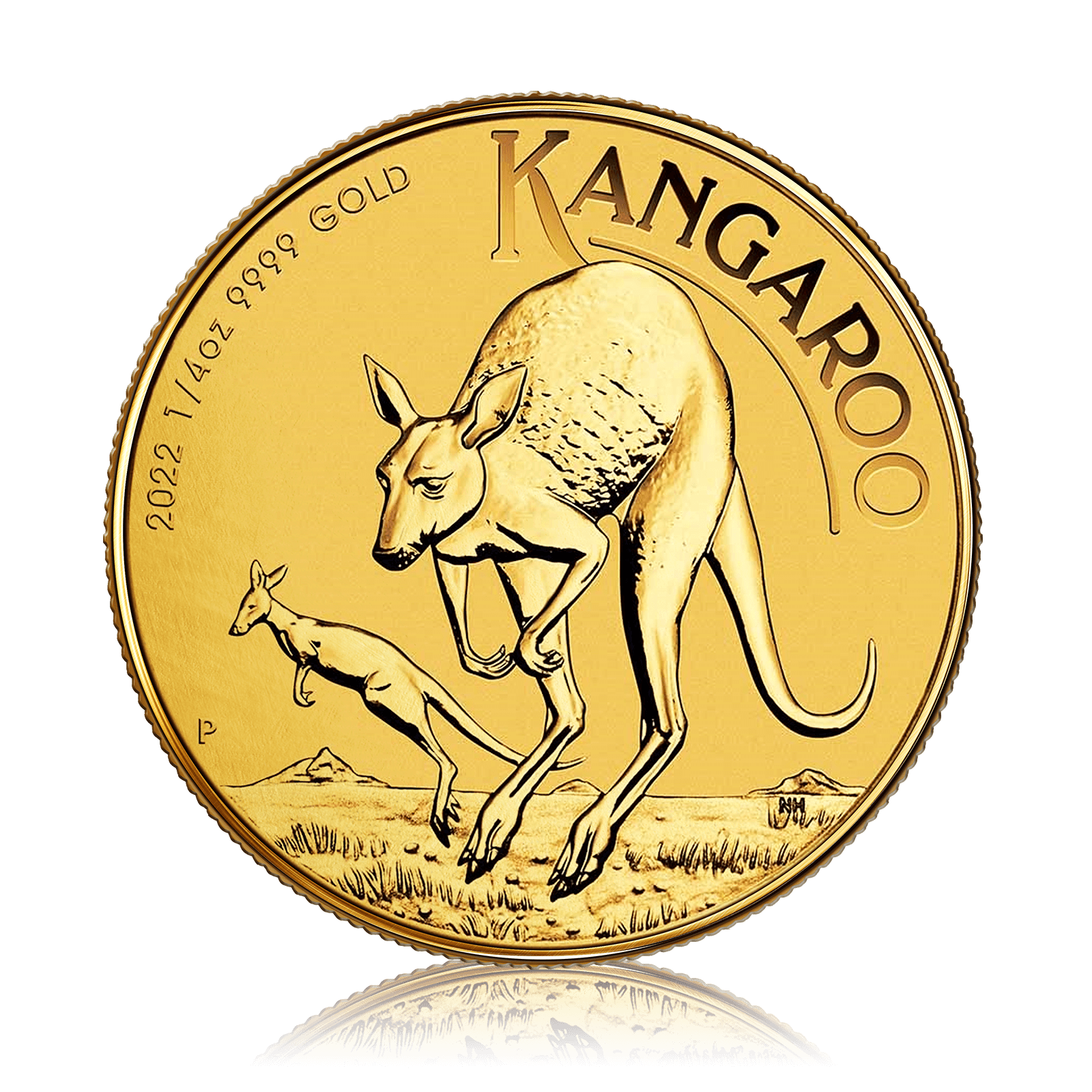 1/4 Ounce Gold Perth Mint Kangaroo (2022)